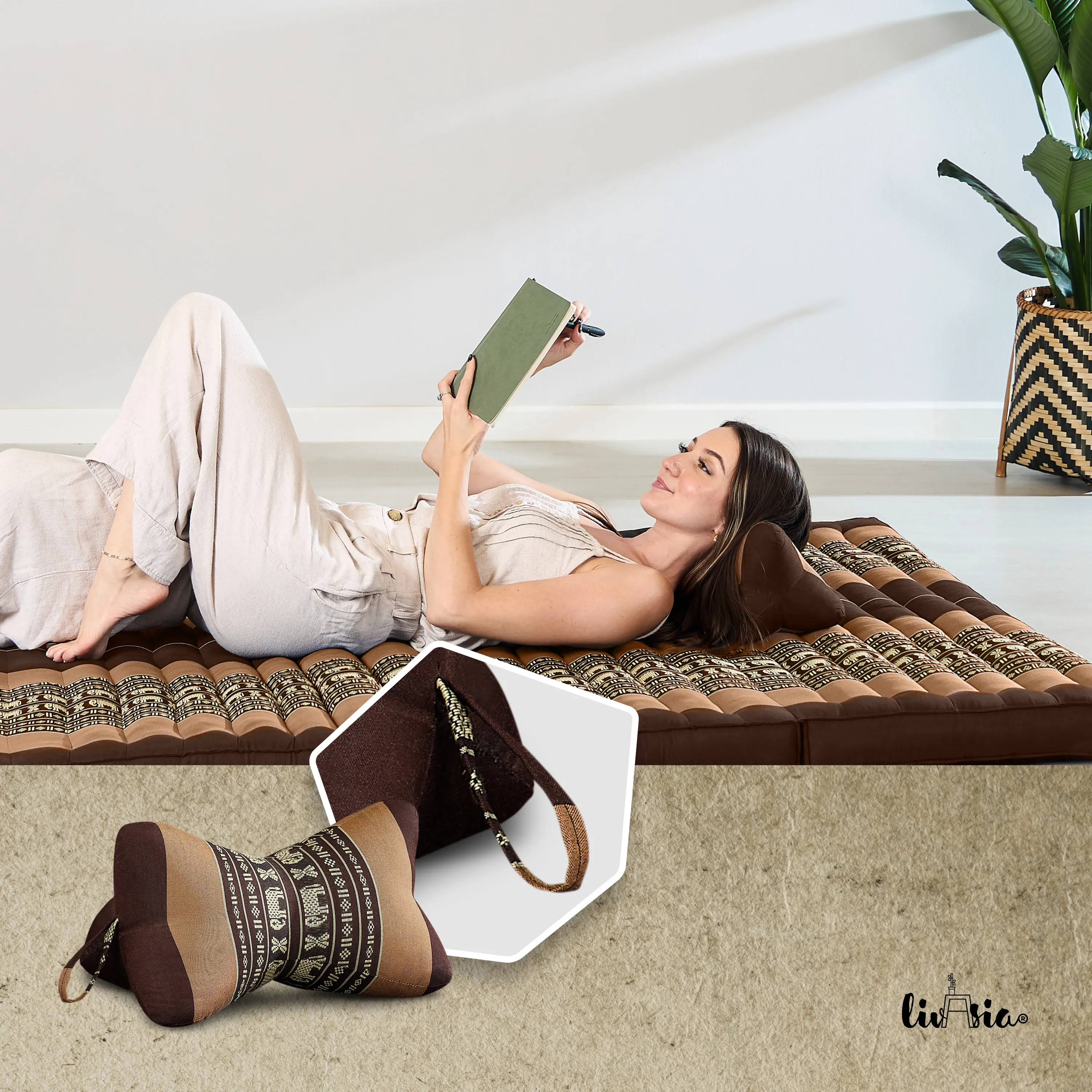 Cojín-hueso cervical de kapok