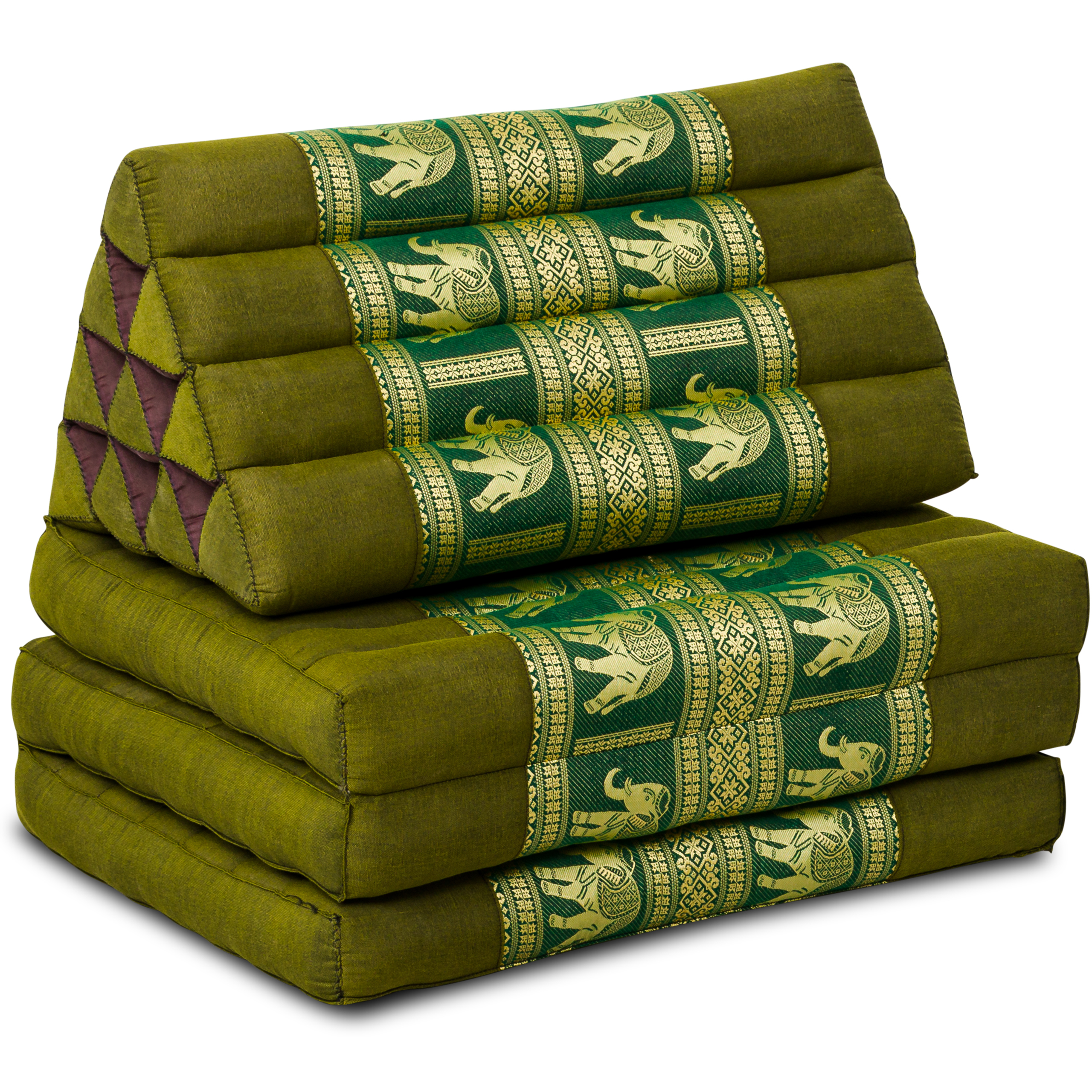 Cojín tailandés de kapok 3 cuerpos, Deluxe