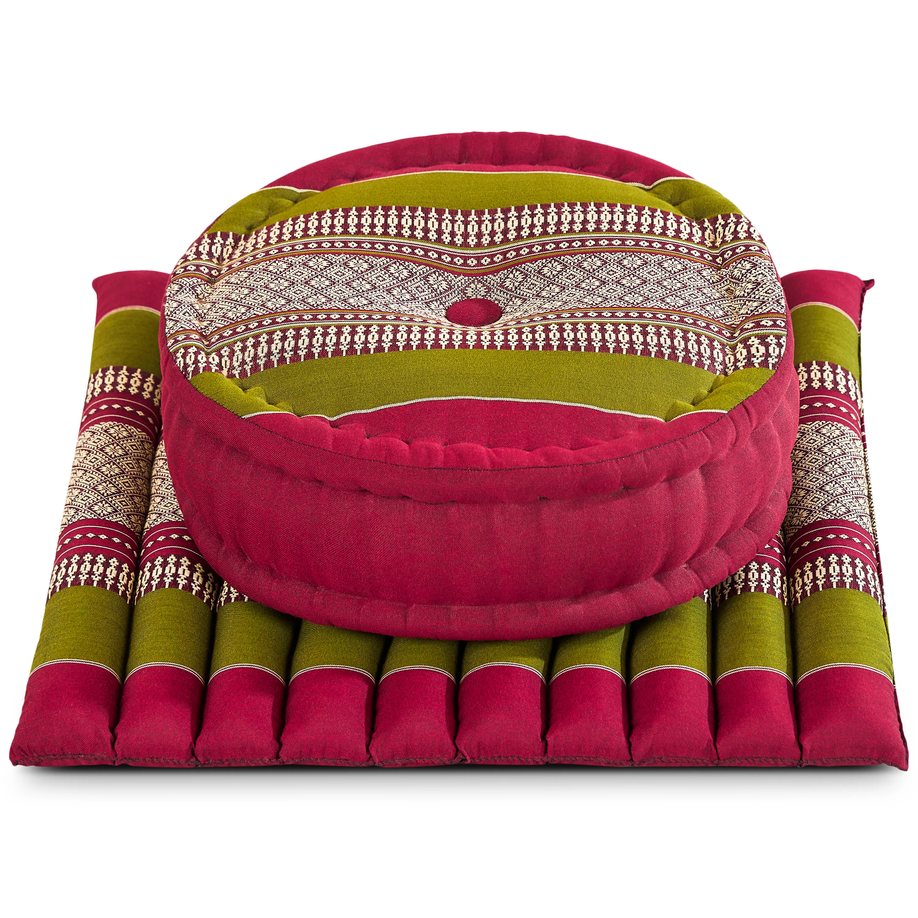 Juego de cojines de kapok para meditación L
