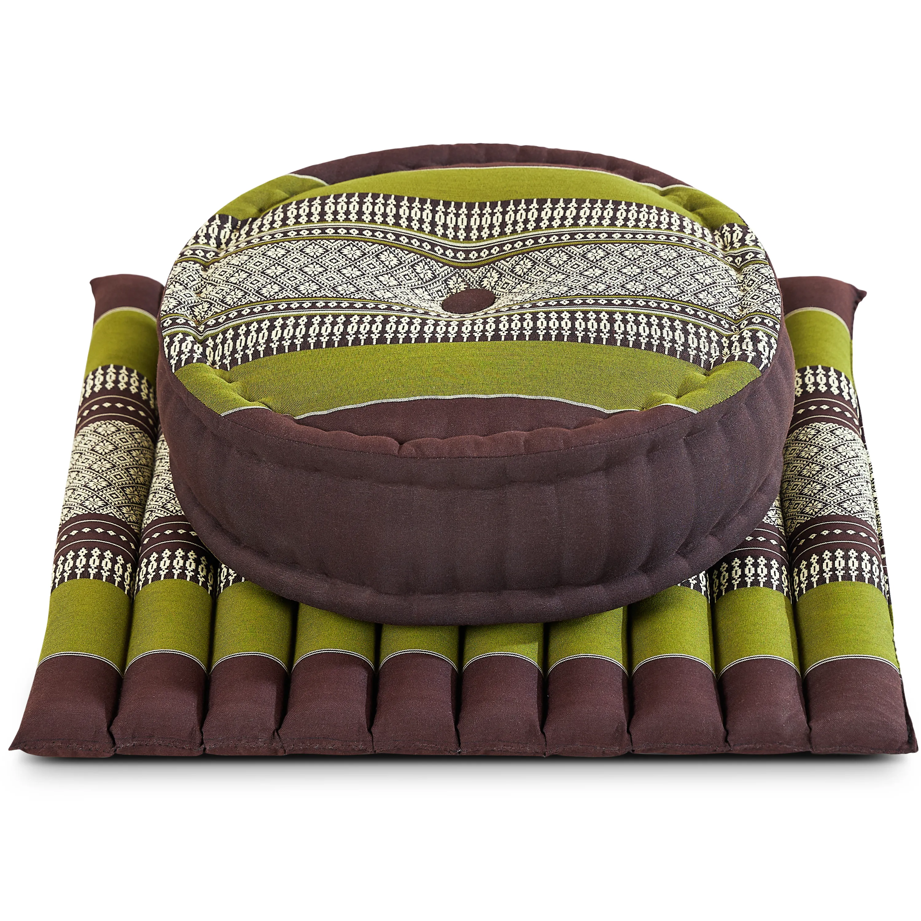 Juego de cojines de kapok para meditación L