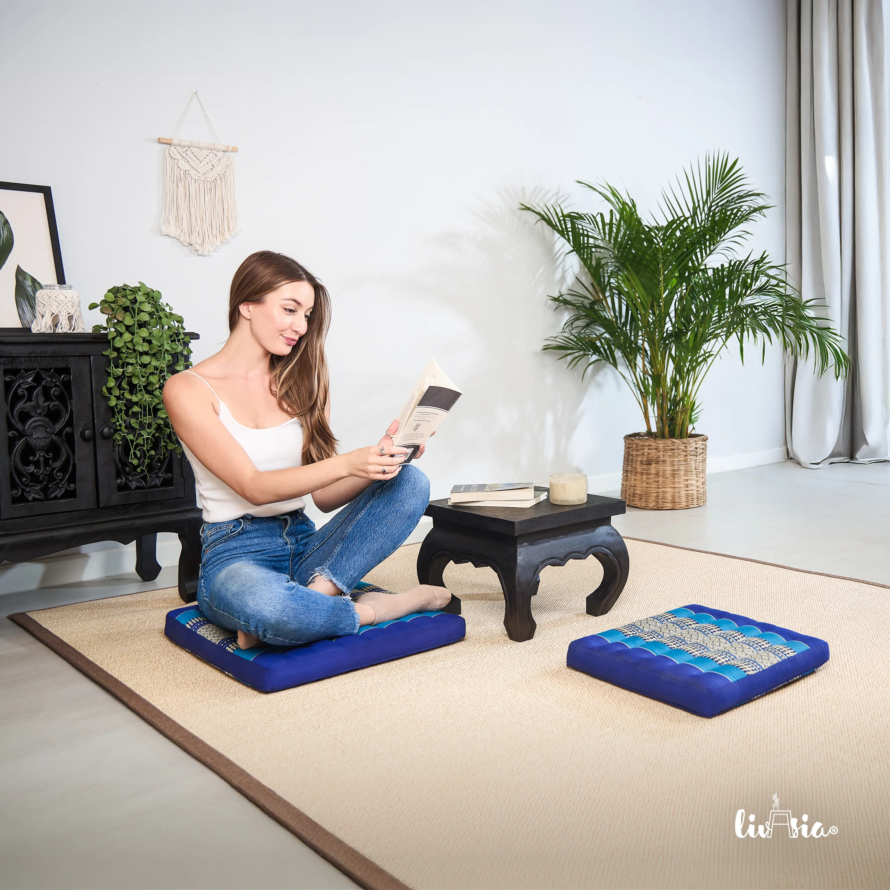 Cojín-asiento de kapok 50 cm