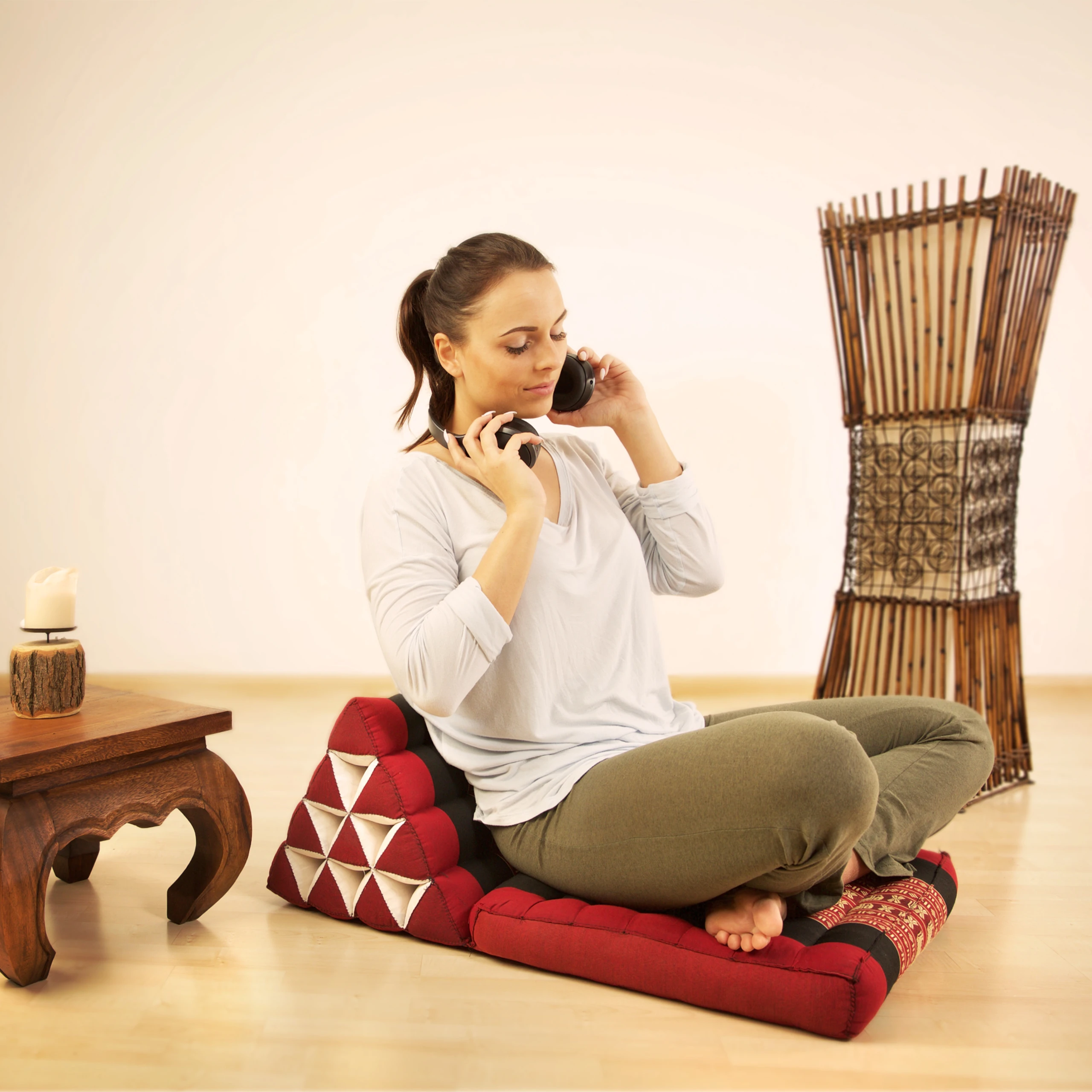 Cojín tailandés de kapok 1 cuerpo