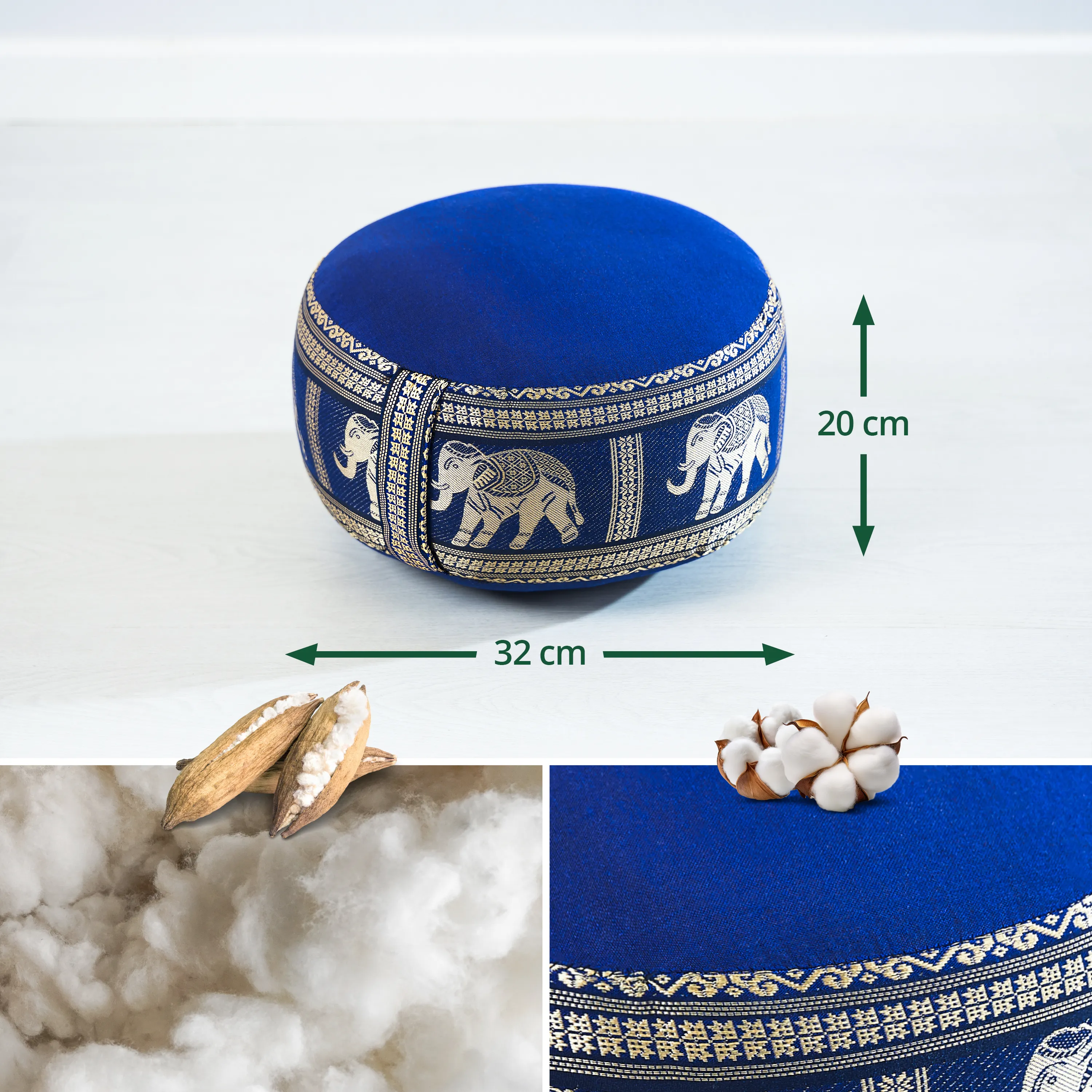 Zafú de kapok pequeño, Deluxe