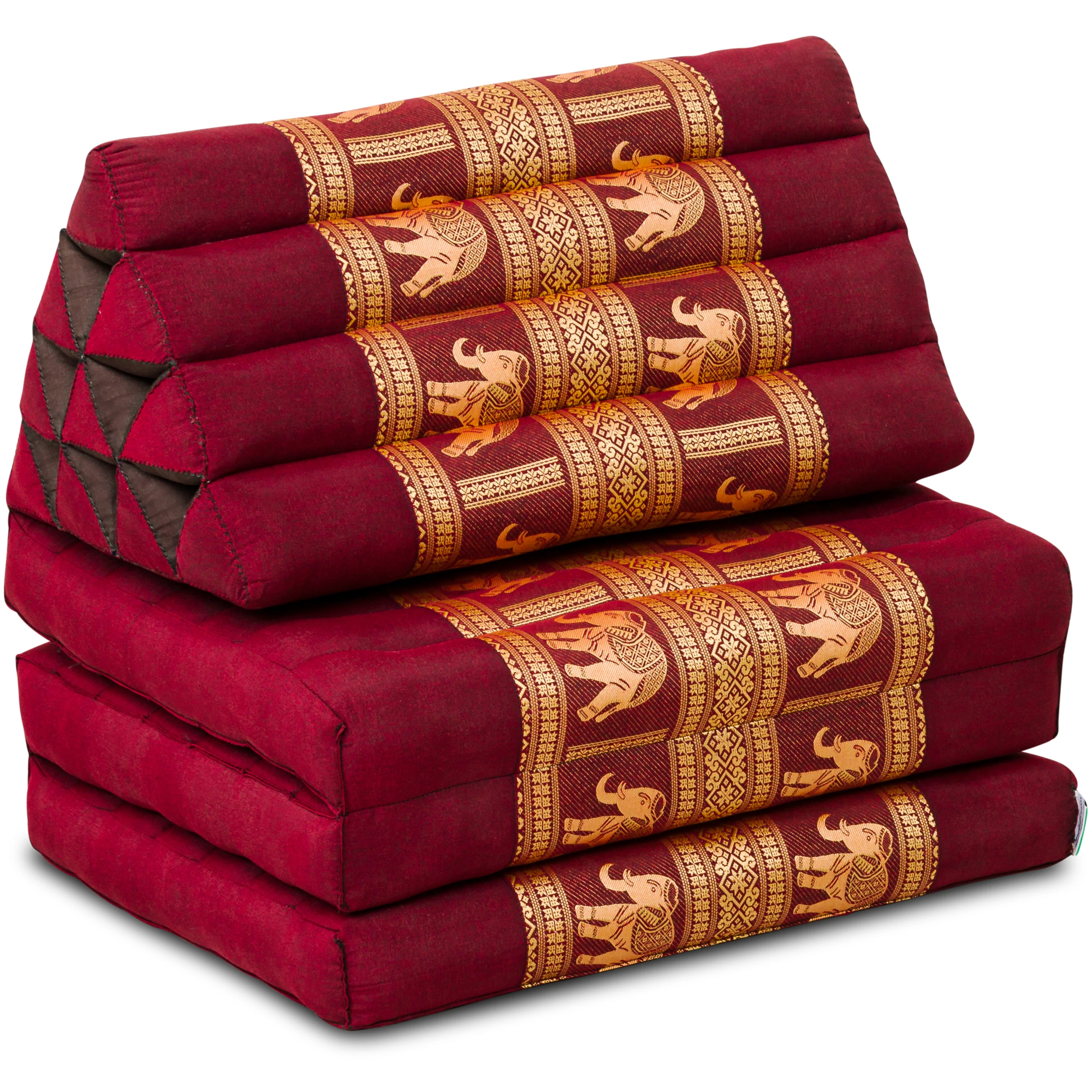 Cojín tailandés de kapok 3 cuerpos, Deluxe