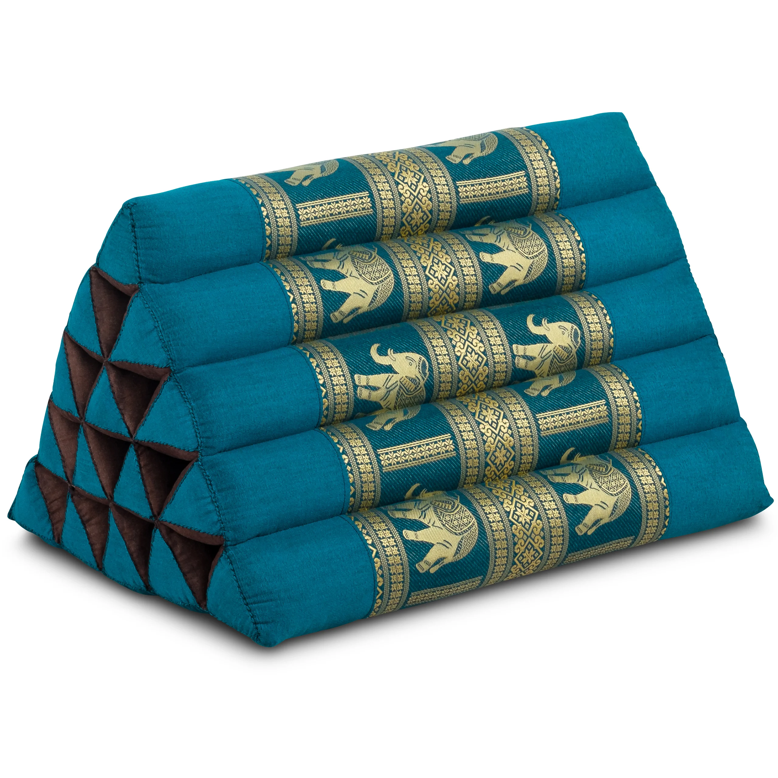 Cojín triangular alto de kapok, Deluxe
