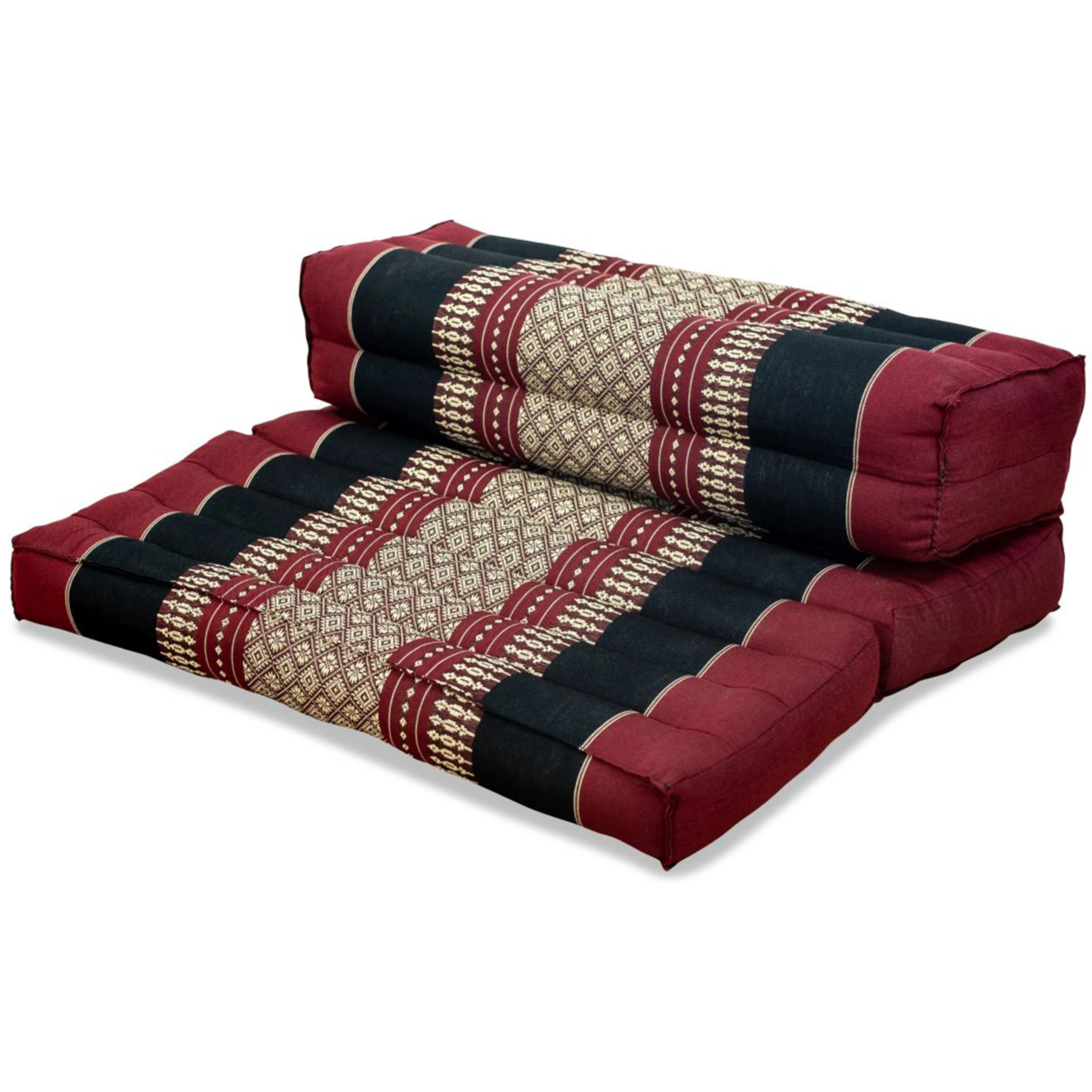Cojín rectangular plegable de kapok