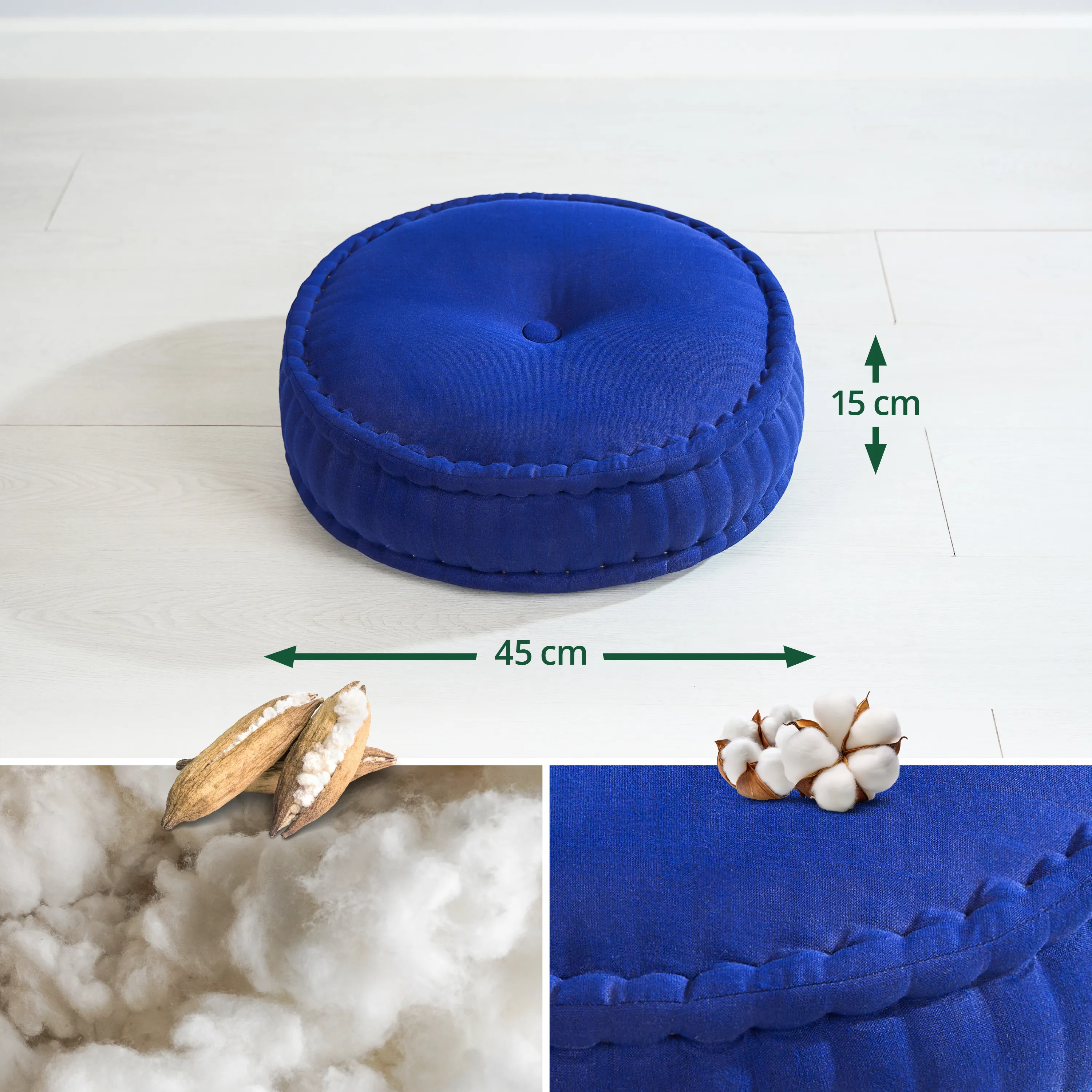 Zafú de kapok grande, Basic